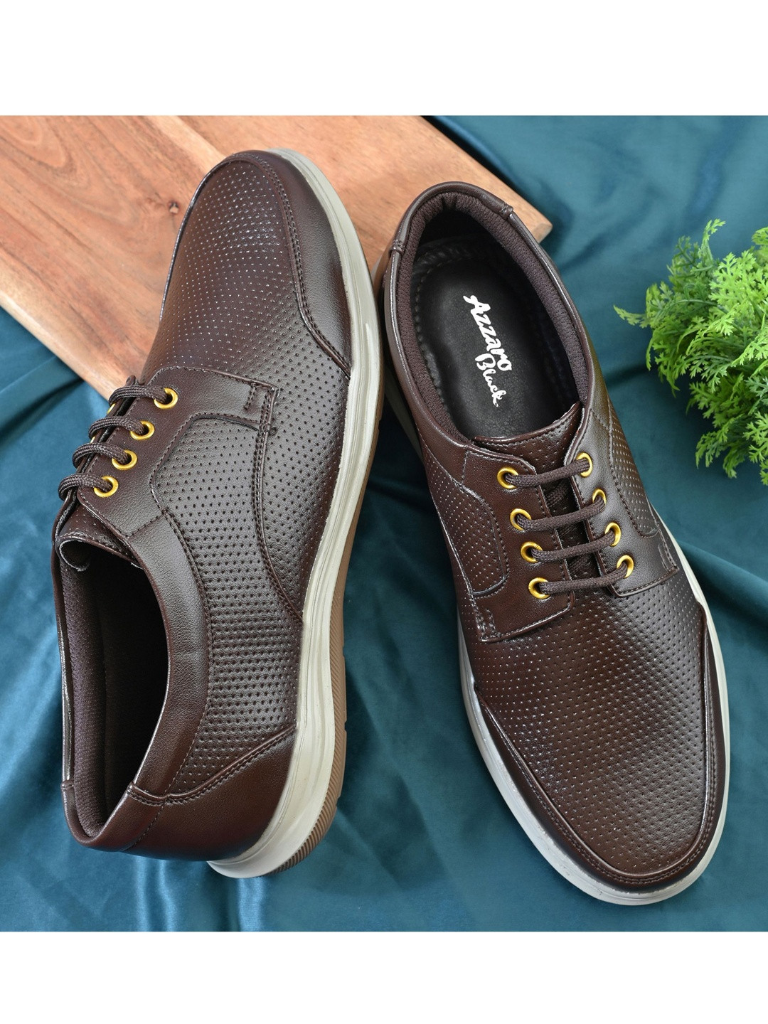 Azzaro Black Men Derbys
