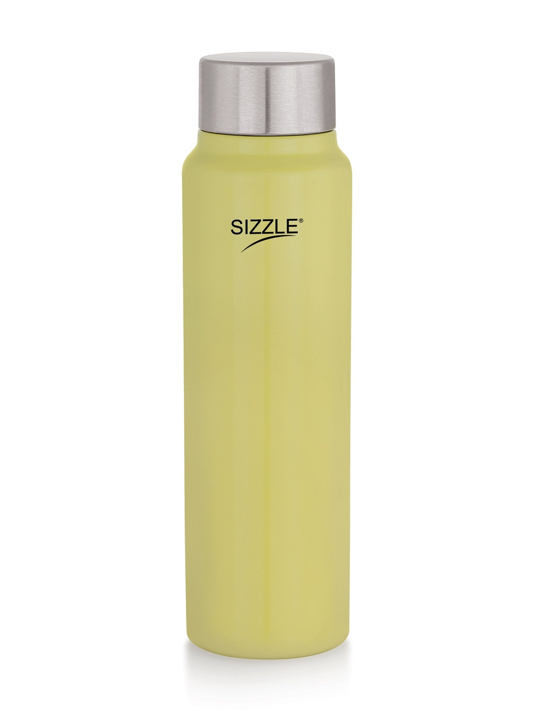 SIZZLE Yellow Single Stainless Steel Solid Water Bottle