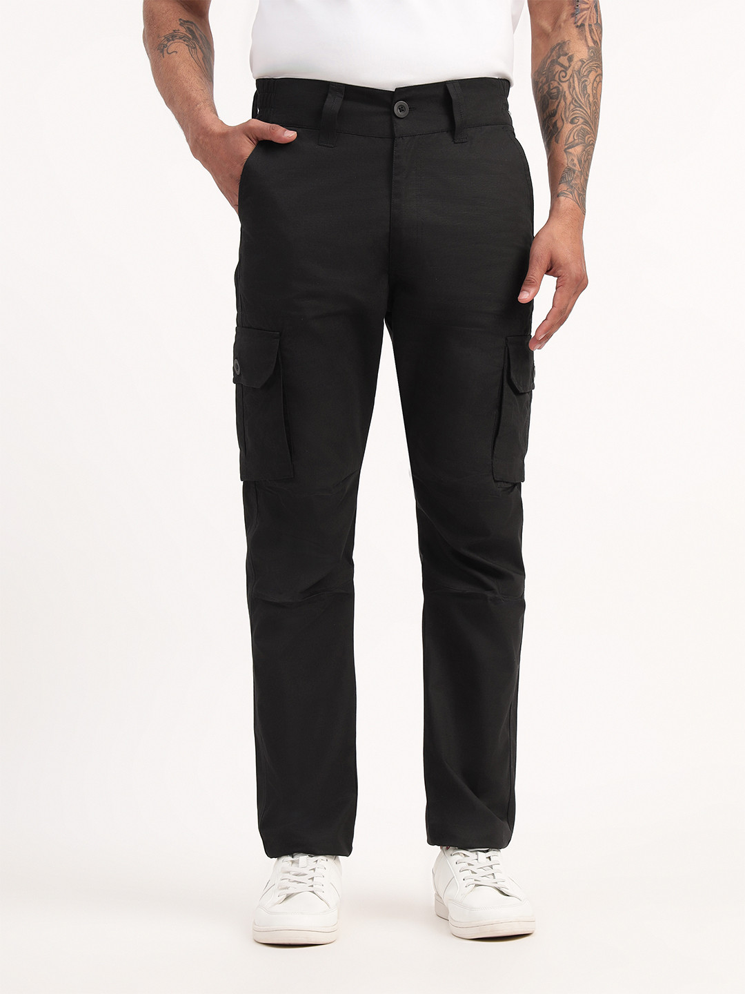 MOUNTMILLER Men's Solid Ripstop Tactical Cargo Pant