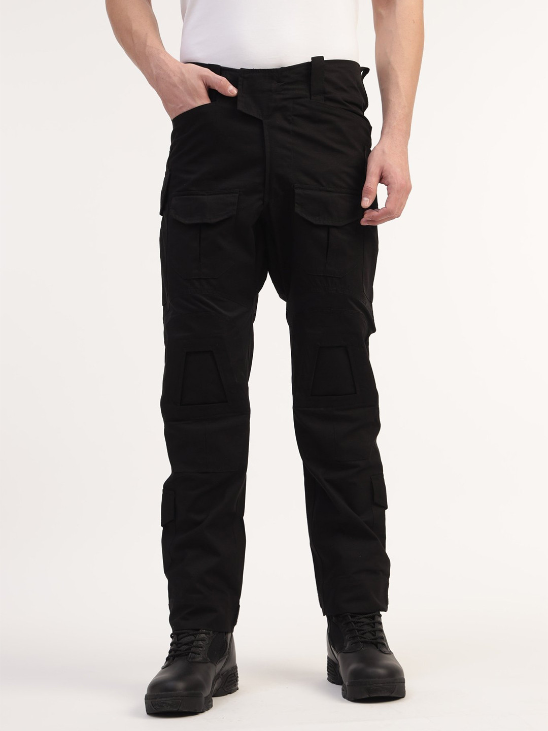 MOUNTMILLER Men's Solid Ripstop Tactical Cargo Pant