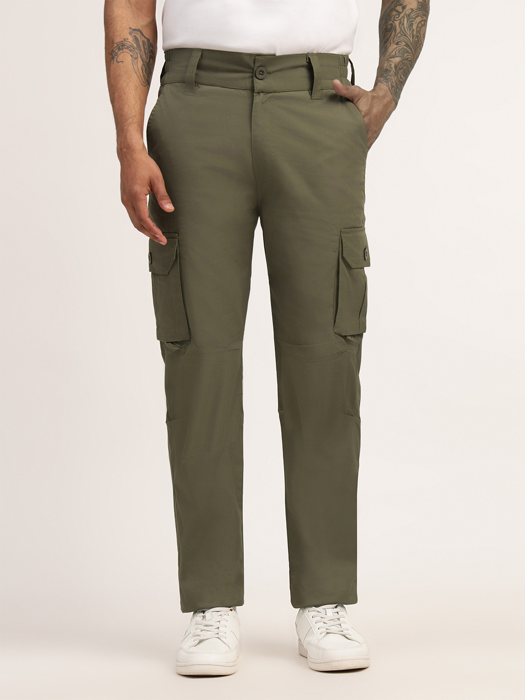 MOUNTMILLER Men's Solid Ripstop Tactical Cargo Pant