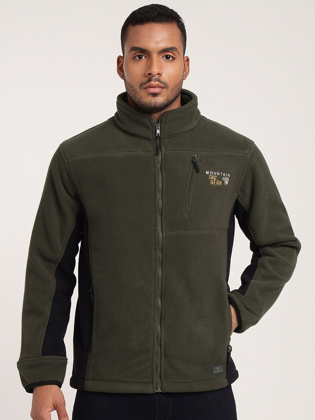 MOUNTMILLER Men's Solid Ripstop Dual Superbond HLKN Fleece Tactical Hooded Jacket