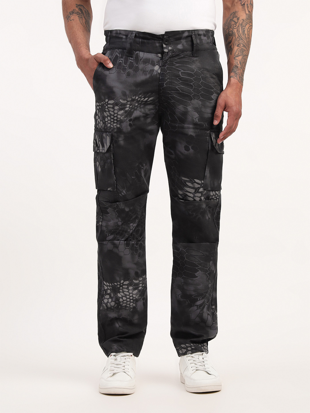 MOUNTMILLER Men's Camouflage Black Python 6.0 Ripstop Tactical Pant