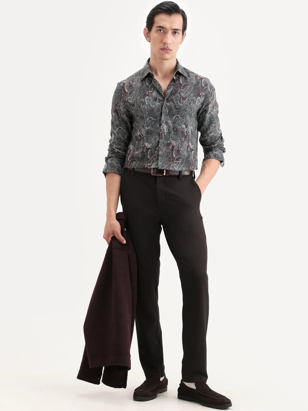 RARE RABBIT Men Printed Casual Shirt