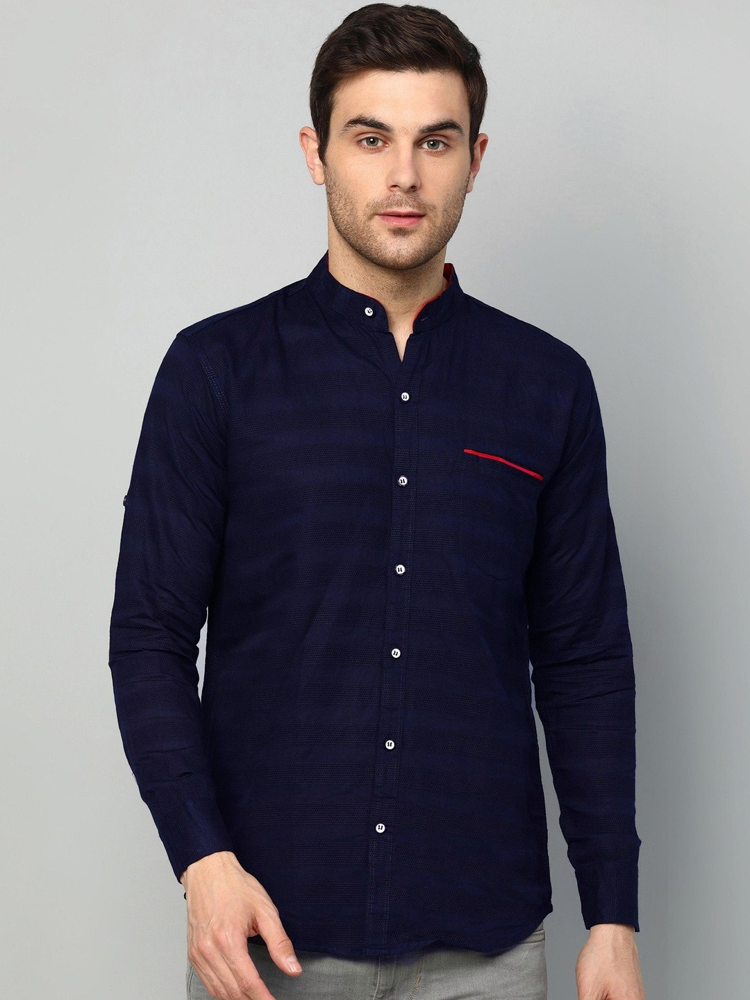 XENOR Men Slim Fit Casual Shirt