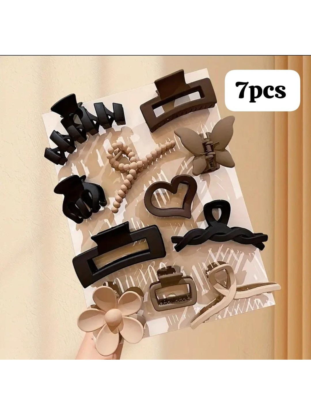 PRITYKA Women Set of 7 Hair Clutcher Elegant Daily Use Hair Claws