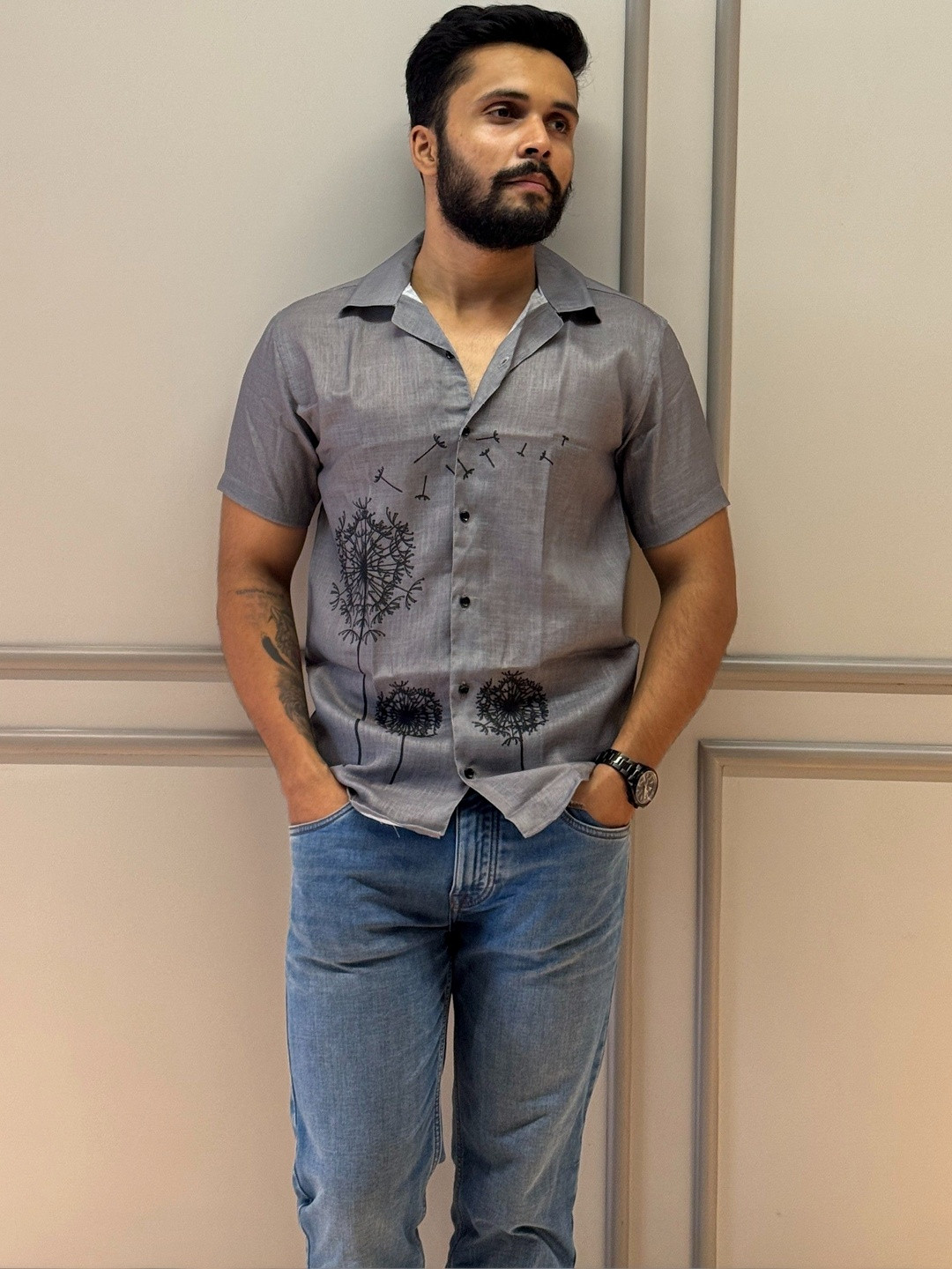 TATER GARMENTS Men Printed Casual Shirt