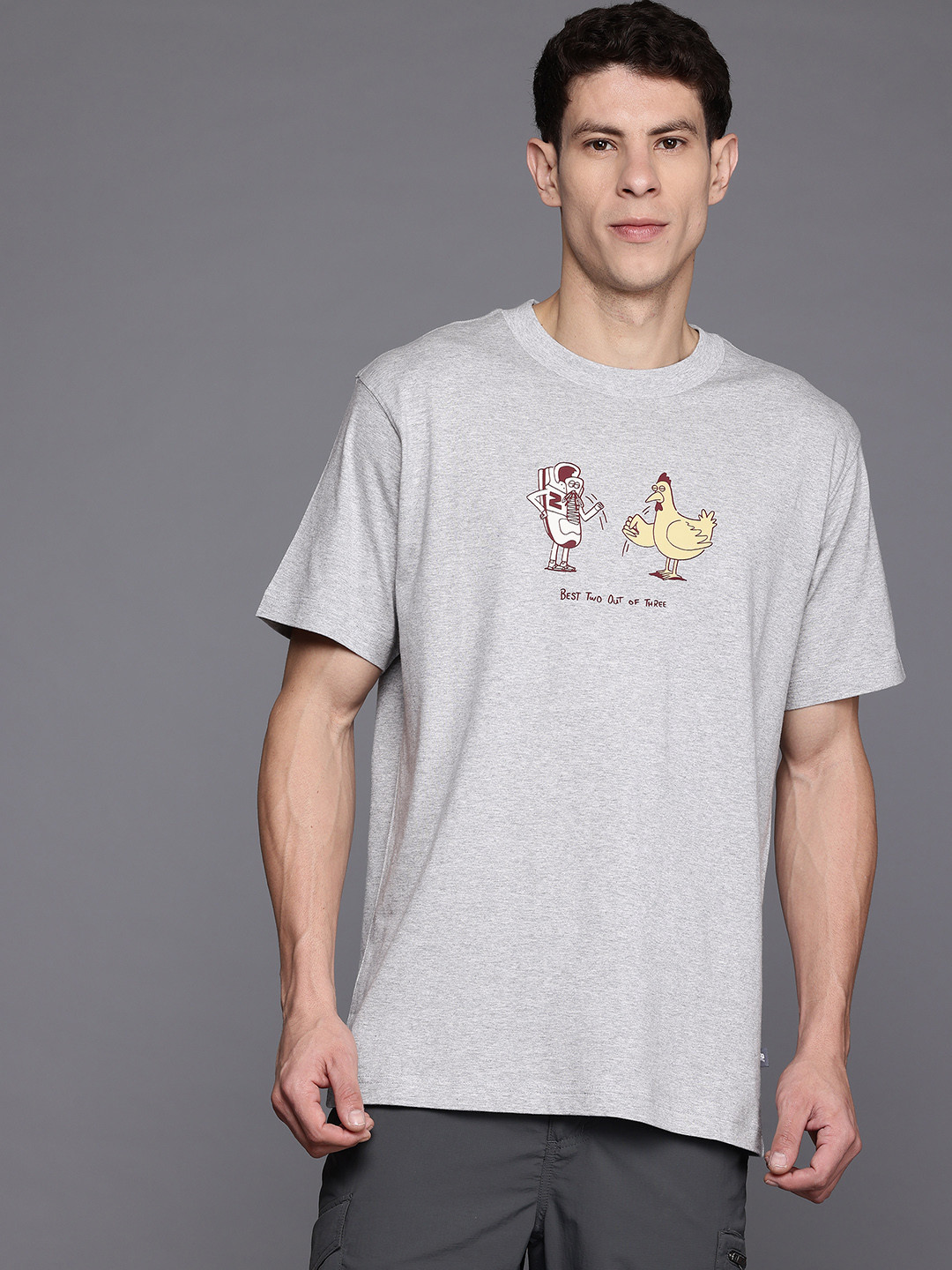 New Balance Chicken Or Newbie Printed Pure Cotton T-shirt