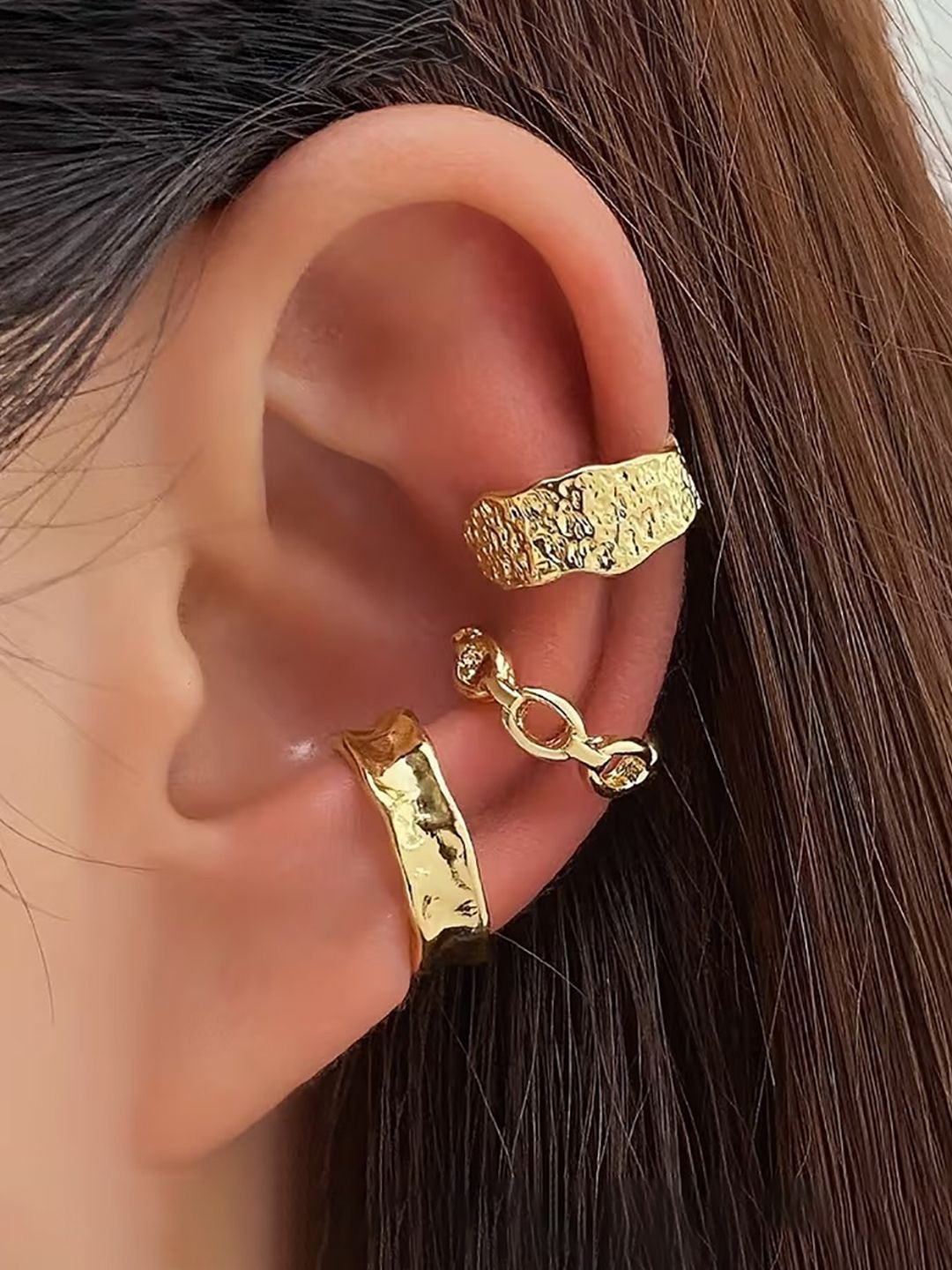 GOLDIWALA Geometric Ear Cuff Earrings