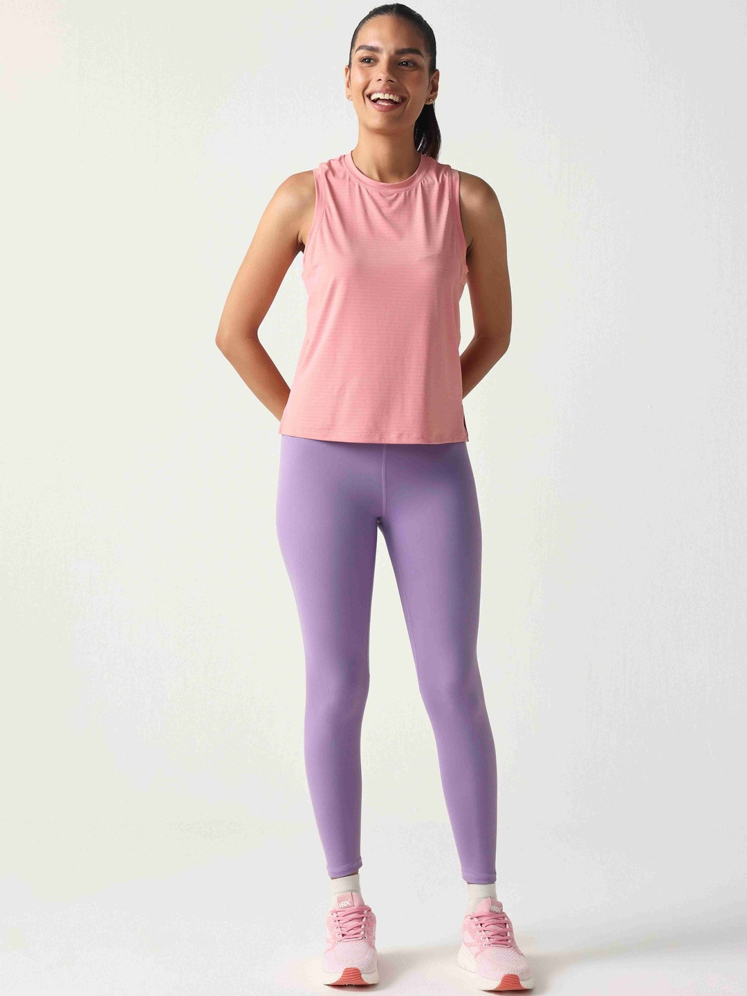 SAWSEE Women Active Mesh Regular Fit Tank Top