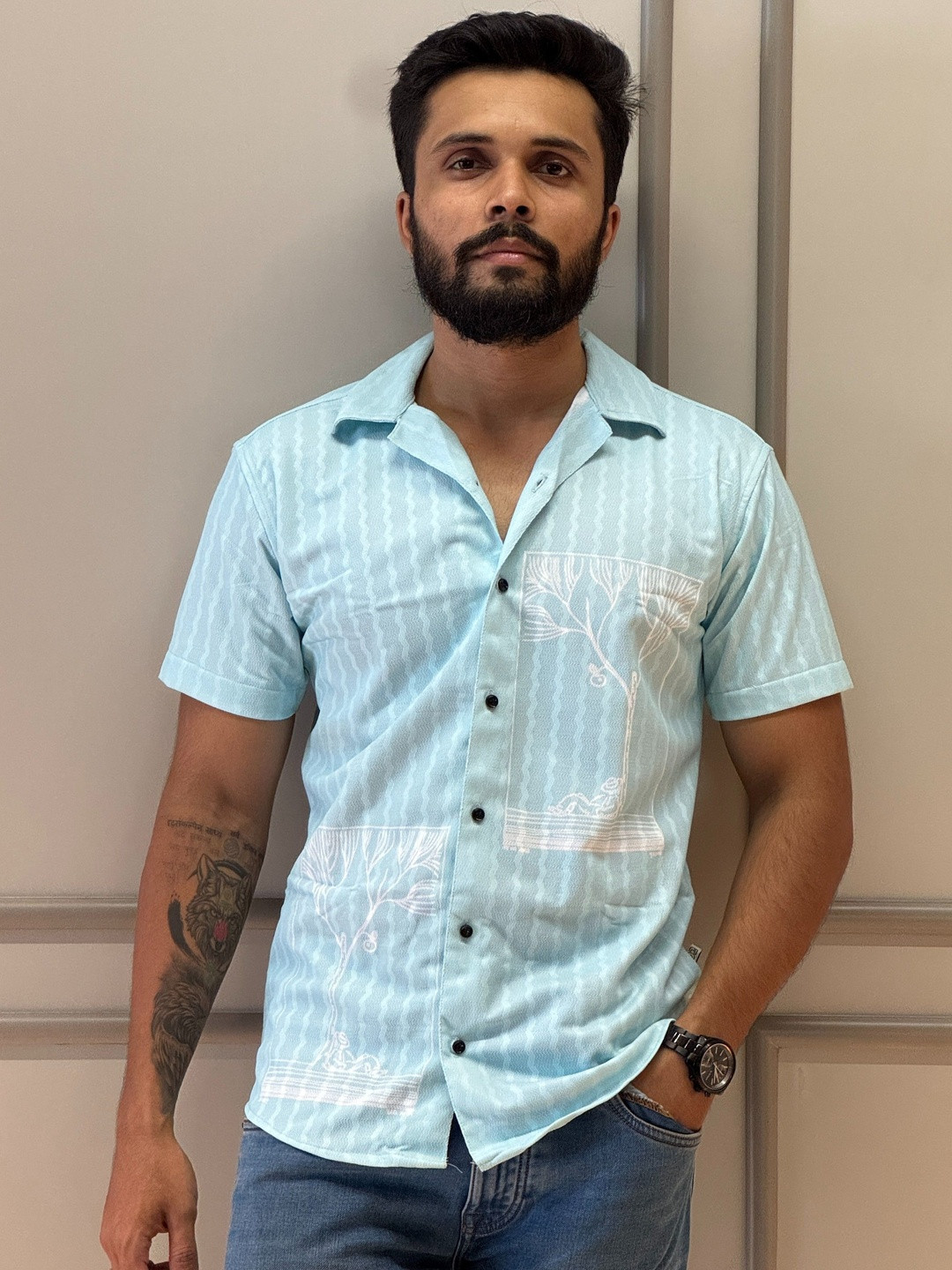 TATER GARMENTS Men Printed Casual Shirt