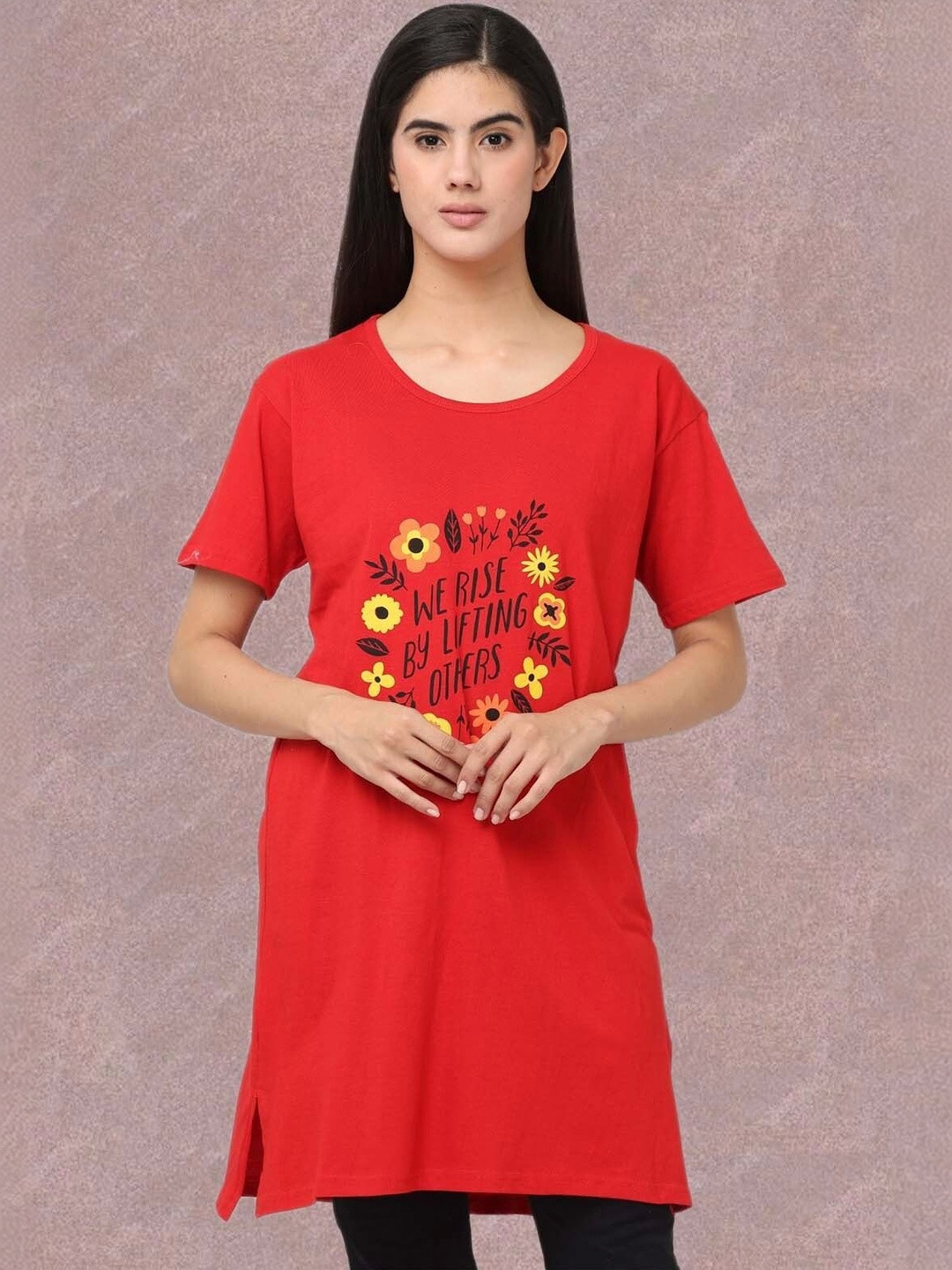 DDASPRATION Women Typography Printed T-shirt