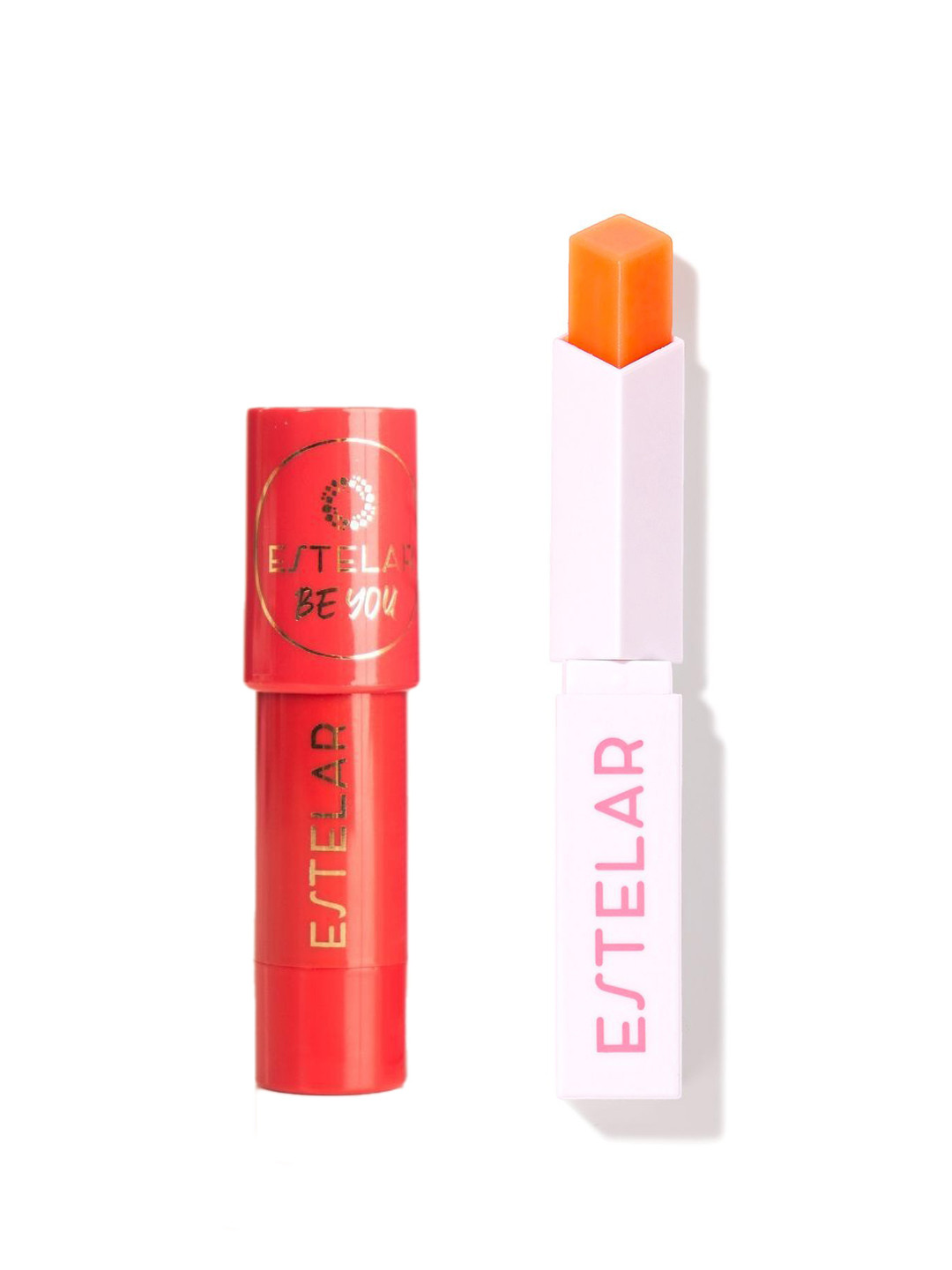 Estelar Set of Color Changing Lipstick - Orange Zing & Blush Stick - Pink Dune