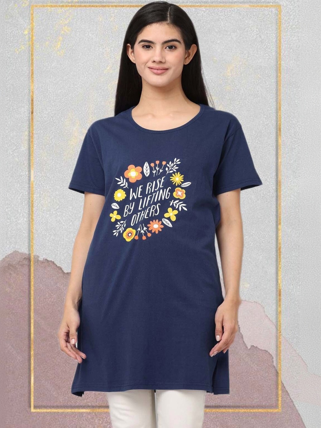 DDASPRATION Women Typography Printed T-shirt