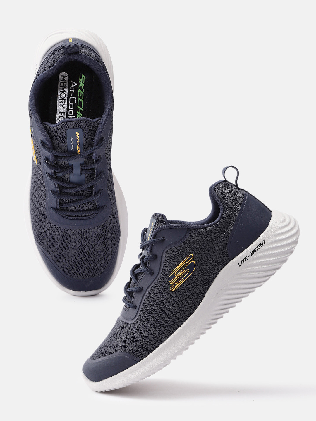 Skechers Men BOUNDER Woven Design Sneakers