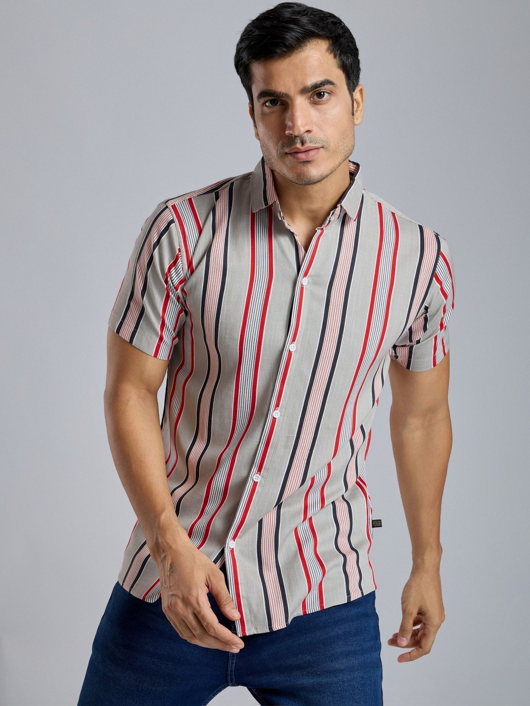 TATER GARMENTS Men Striped Casual Shirt