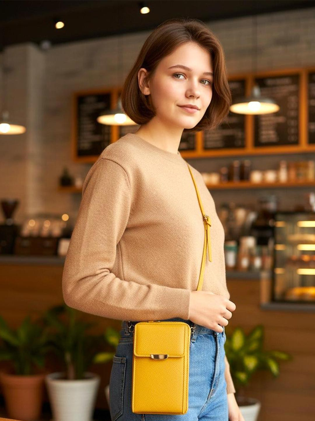 CRUSSET Crossbody Flap Mobile Sling Bag