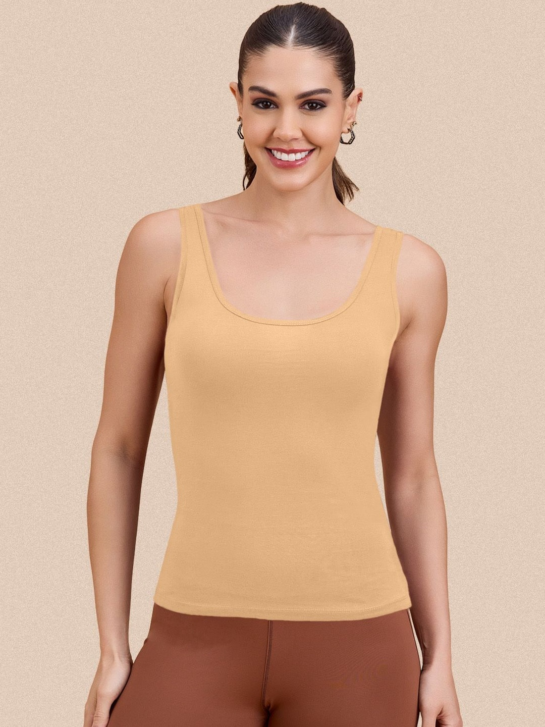 POOJA RAGENEE Women Cotton Non Padded Camisoles