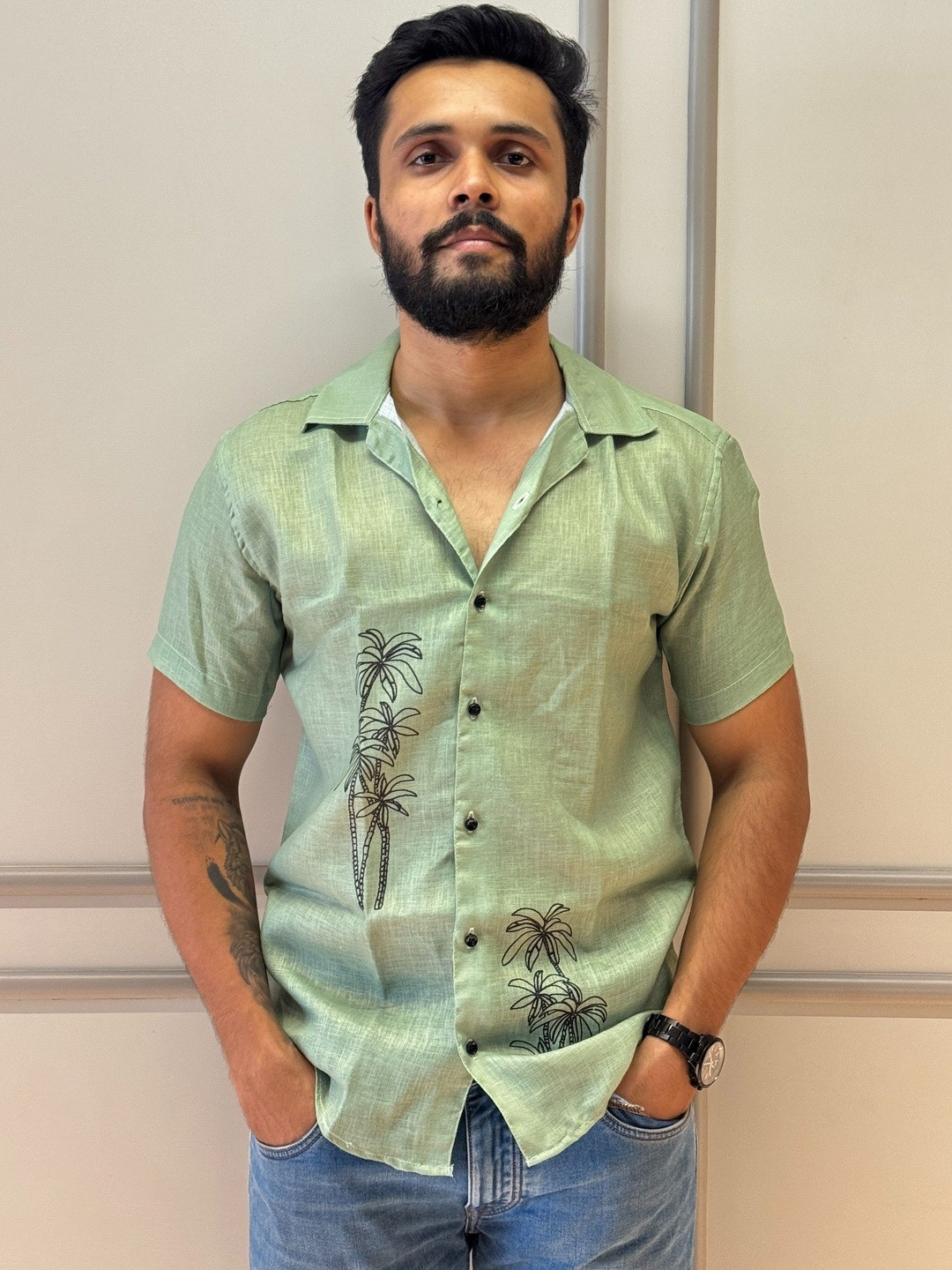 TATER GARMENTS Men Printed Casual Shirt