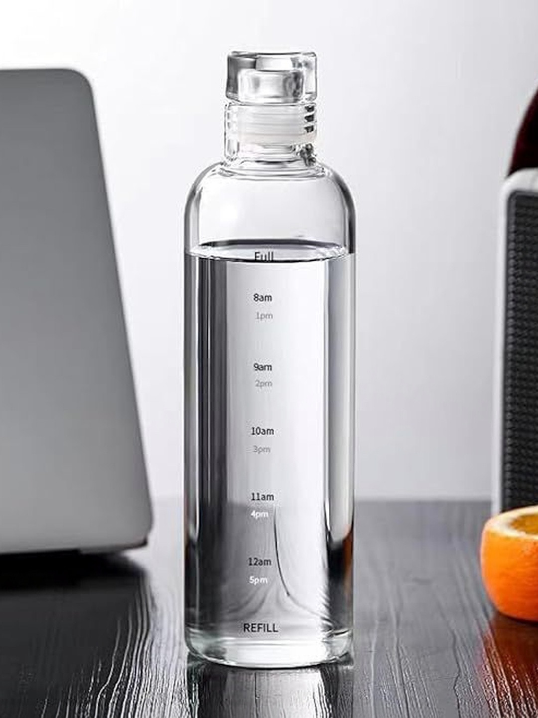 Virtuous Transparent Single Solid Water Bottle- 500 ml