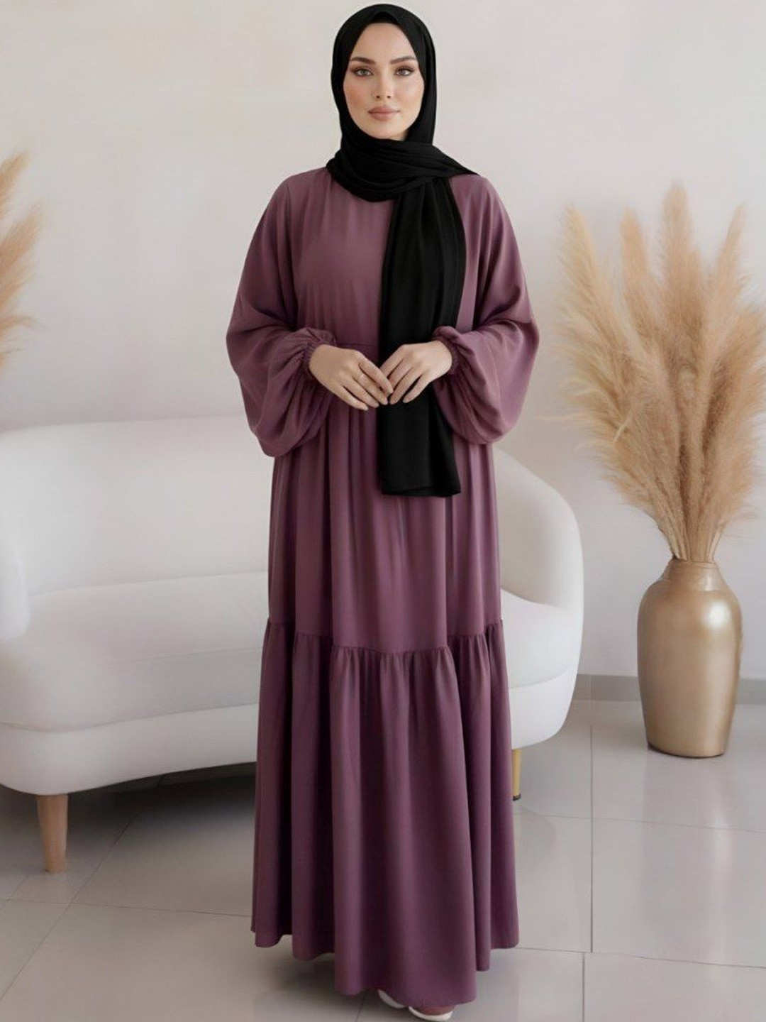 Ovais Abaya Collection Tuba Pleated Burqas