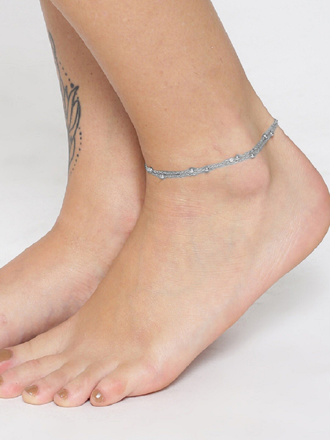 OOMPH Single Multi Layered Beaded Anklet
