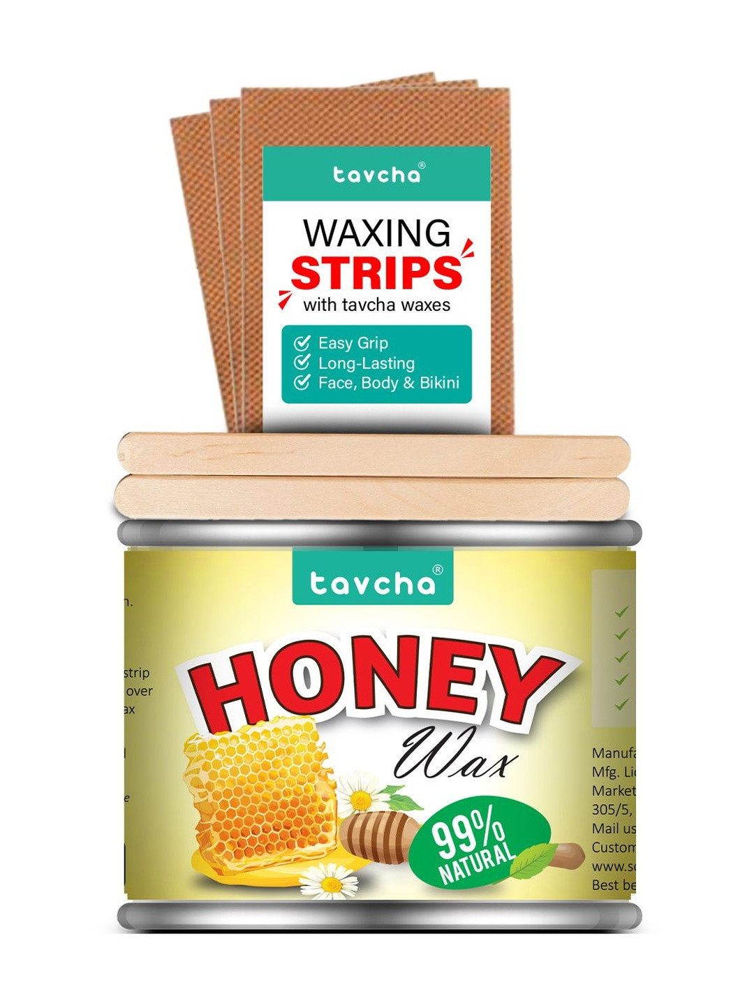 tavcha Honey Sugar Waxing Kit - 200 g