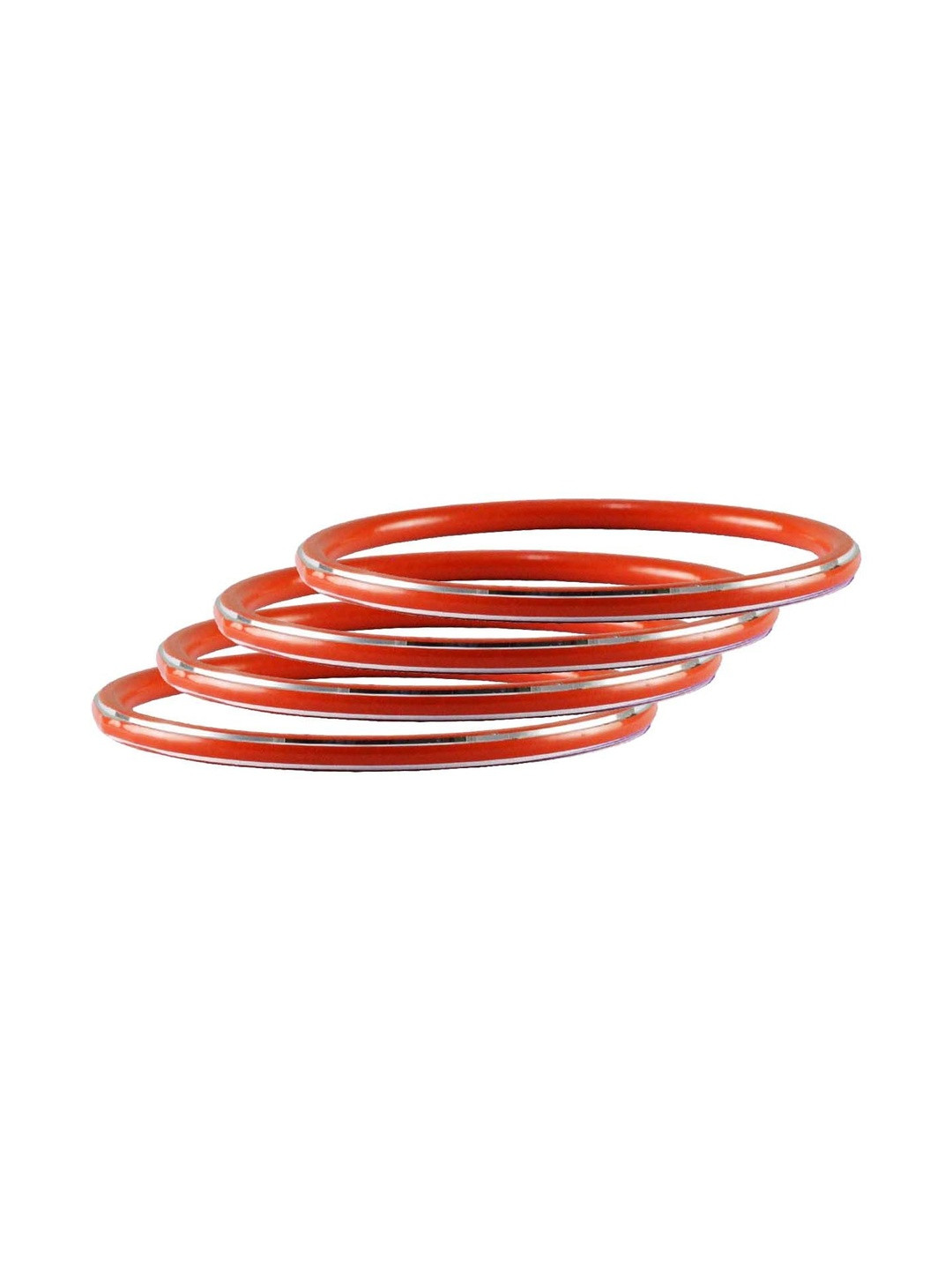 Vidhya Kangan Red Plain Metal Bangle