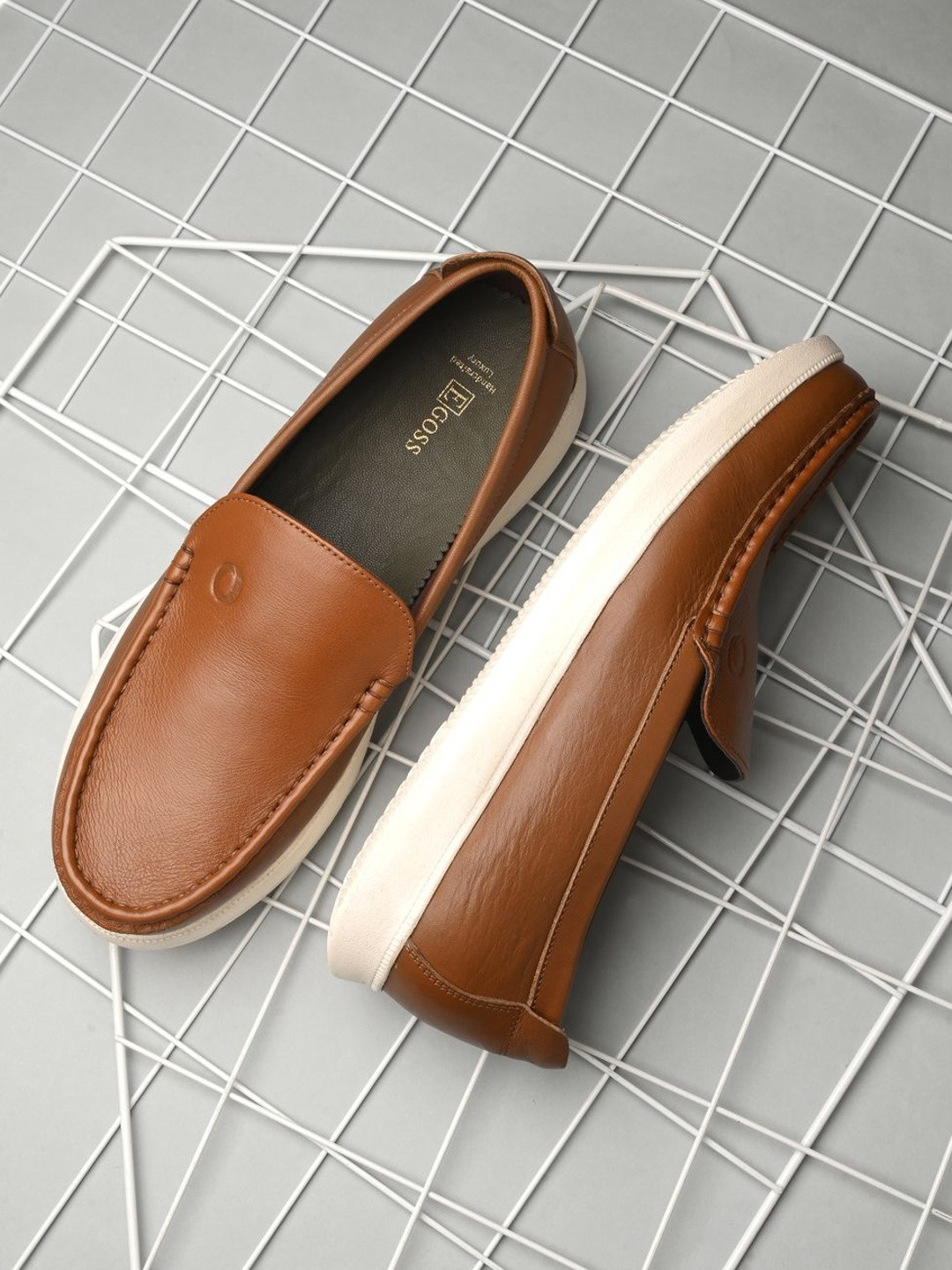 Egoss Men Leather Loafers