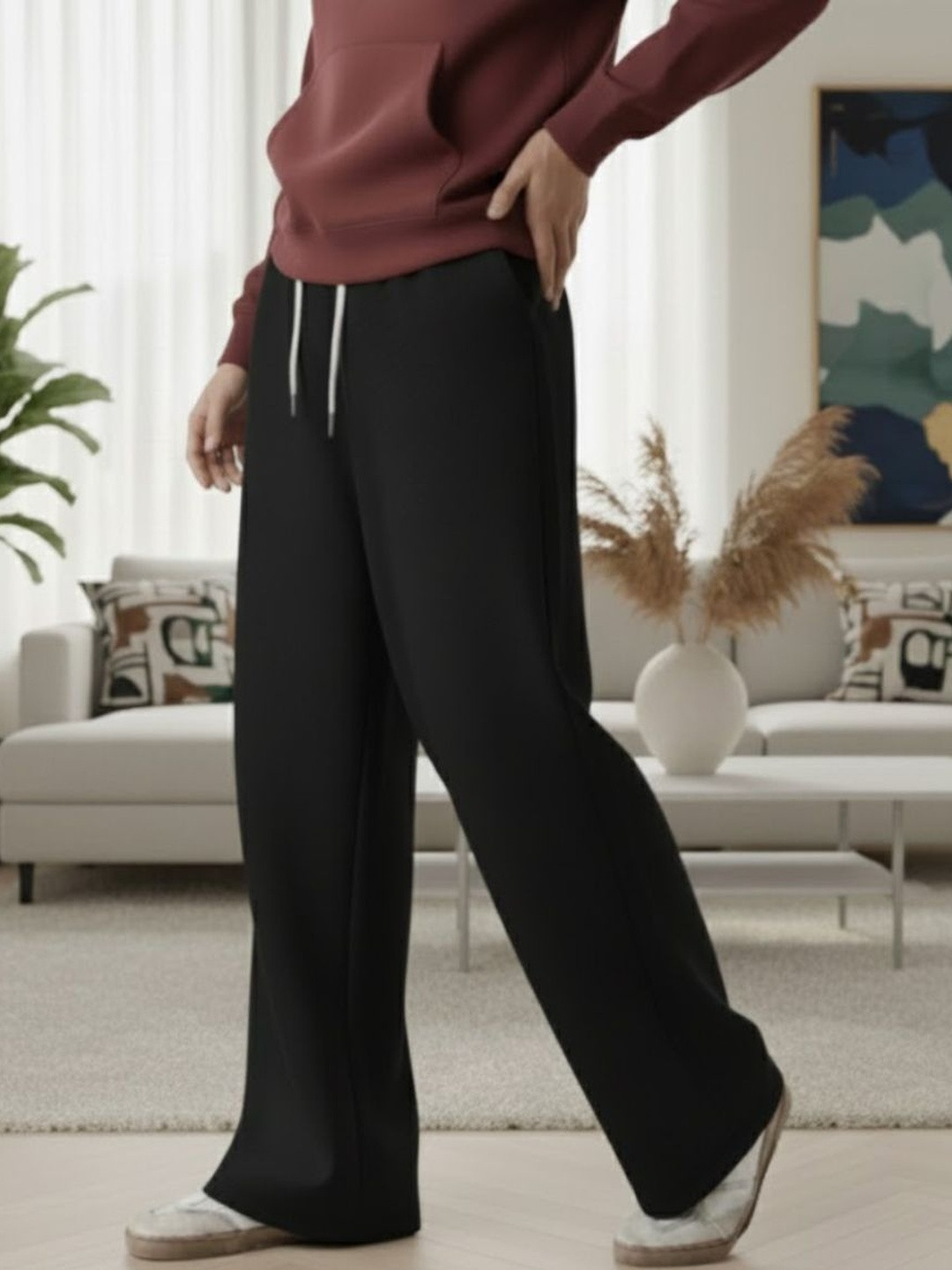 dockstreet Men Pure Cotton Relaxed Fit Track Pants
