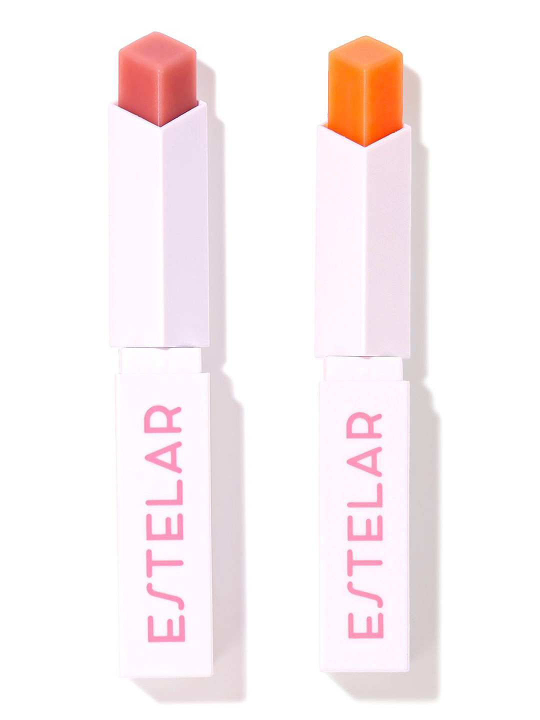 Estelar Set of 2 Color Changing Lipstick with Almond 2.6g each - Orange Zing & Cherri Glow