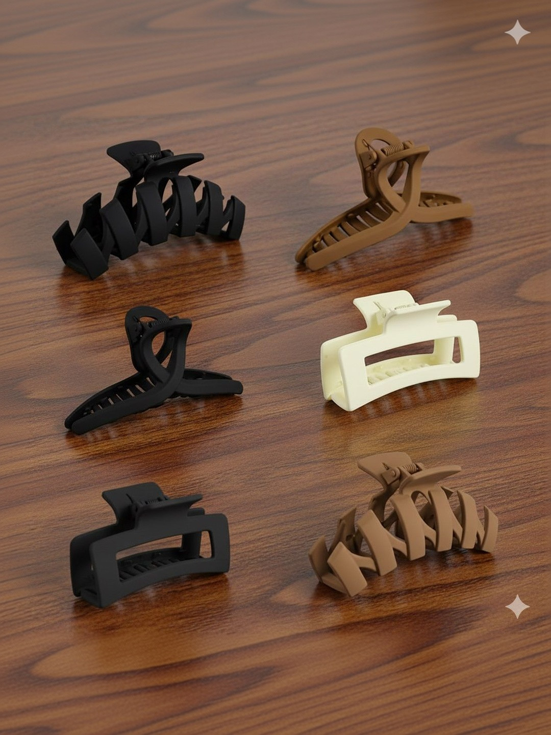 SZN Women Set of 6 Claw Clip
