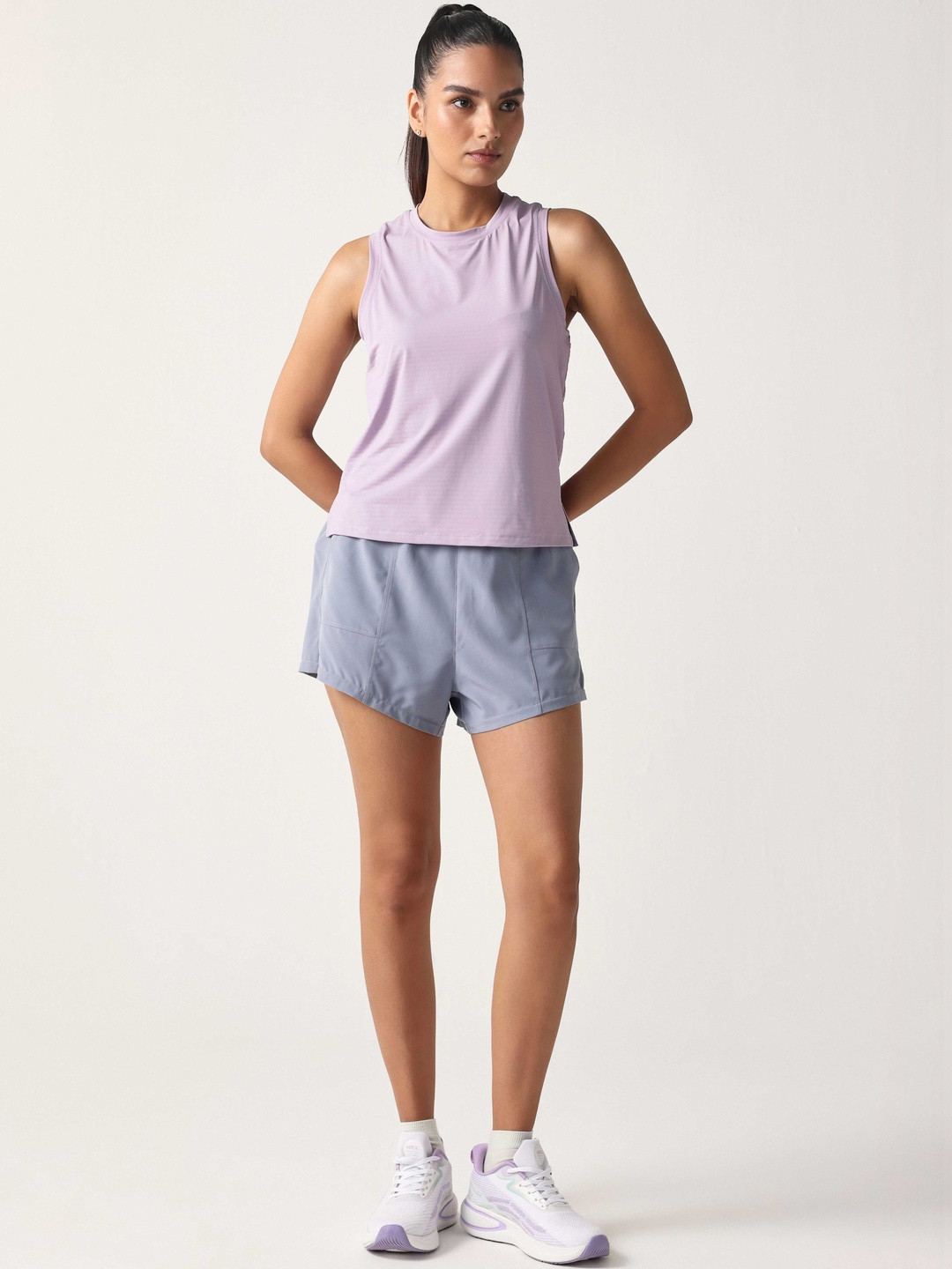SAWSEE Women Active Mesh Regular Fit Tank Top