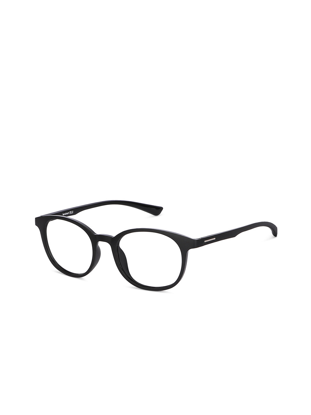 Lenskart Blu Unisex Zero Power Bluecut & Antiglare Full Rim Round Computer Eyeglasses