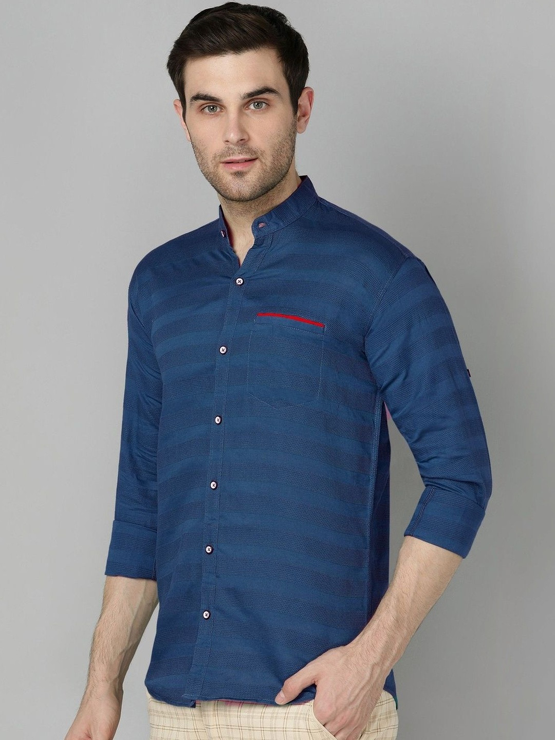 XENOR Men Slim Fit Casual Shirt