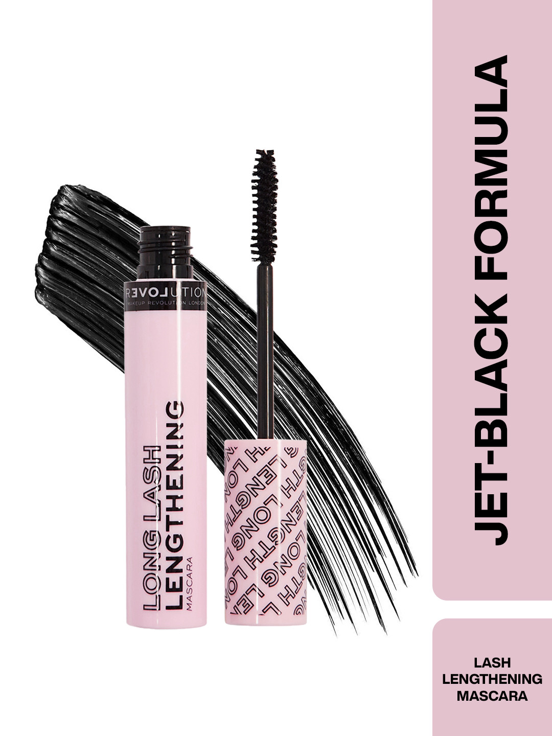 Makeup Revolution Cruelty-Free & Vegan Long Lash Lengthening Mascara 7ml - Black