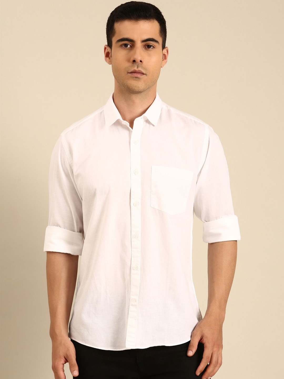 CAVALLO by Linen Club Men Contemporary Regular Fit Casual Shirt
