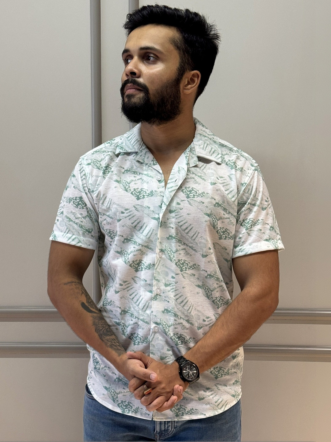 TATER GARMENTS Men Printed Casual Shirt