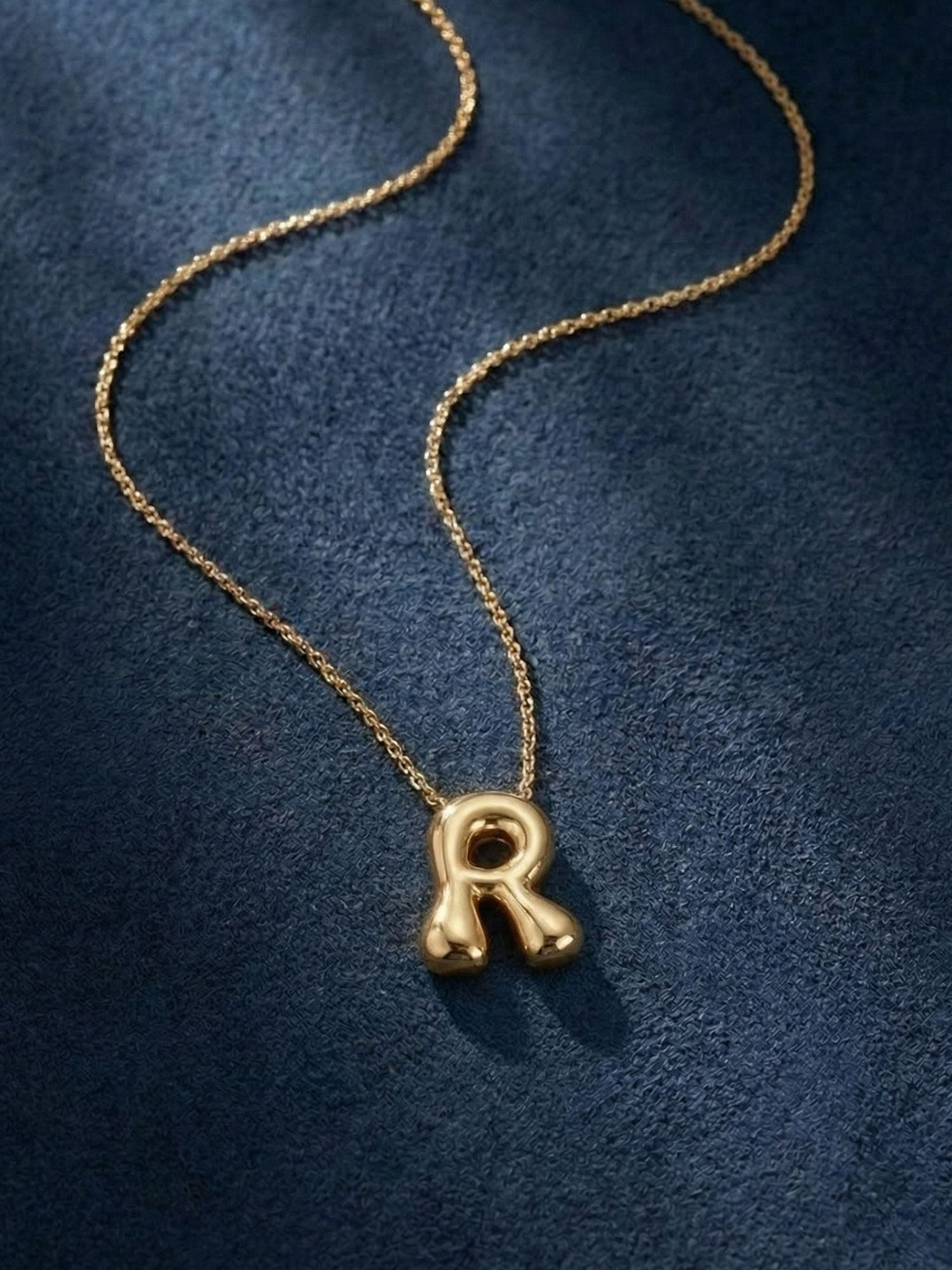 Accessorize Women Bubble Initial Pendant Necklace