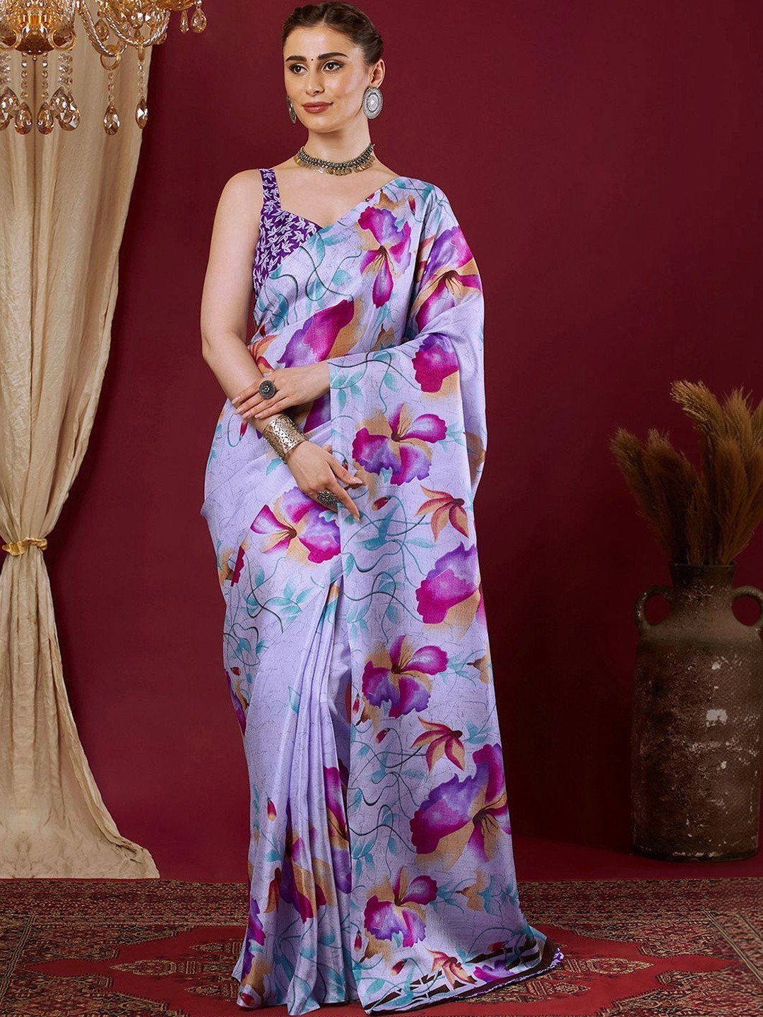 SANISA Floral Saree