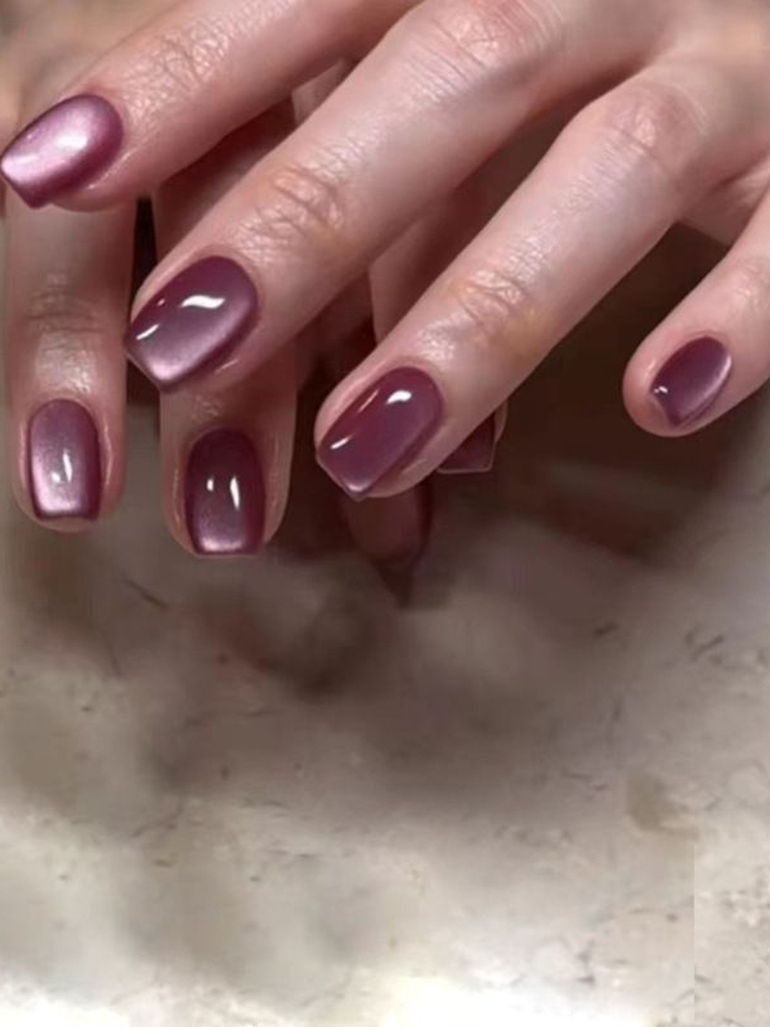 SLAY ON Nails Set Of 24 Reusable Artificial Press On Nails & Manicure Kit - Mauve