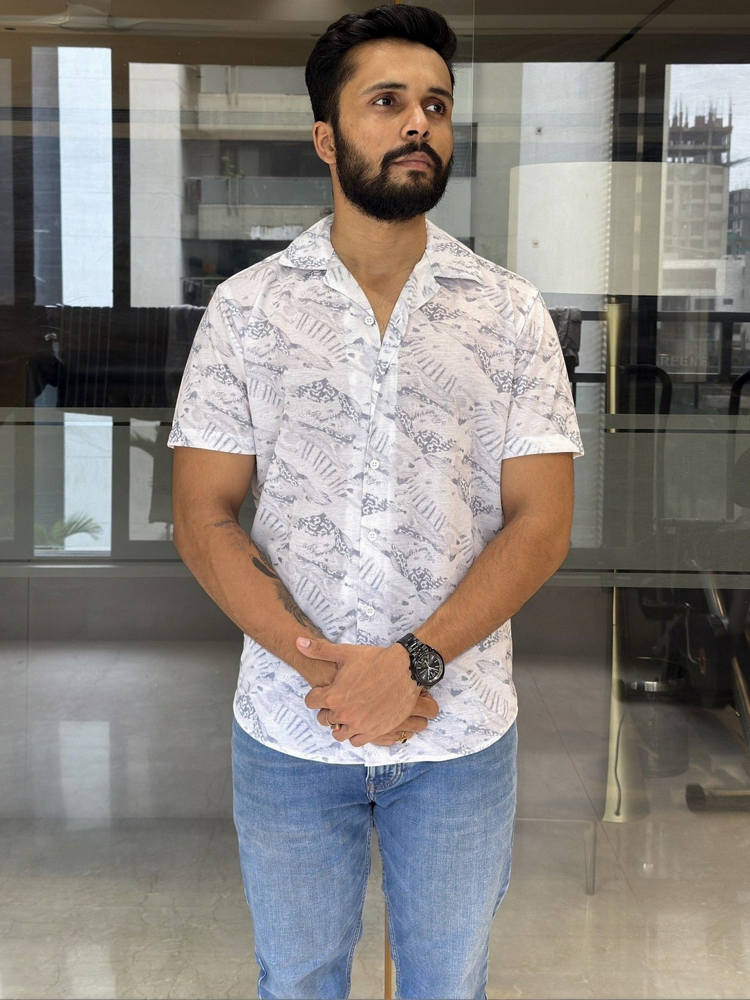 TATER GARMENTS Men Printed Casual Shirt