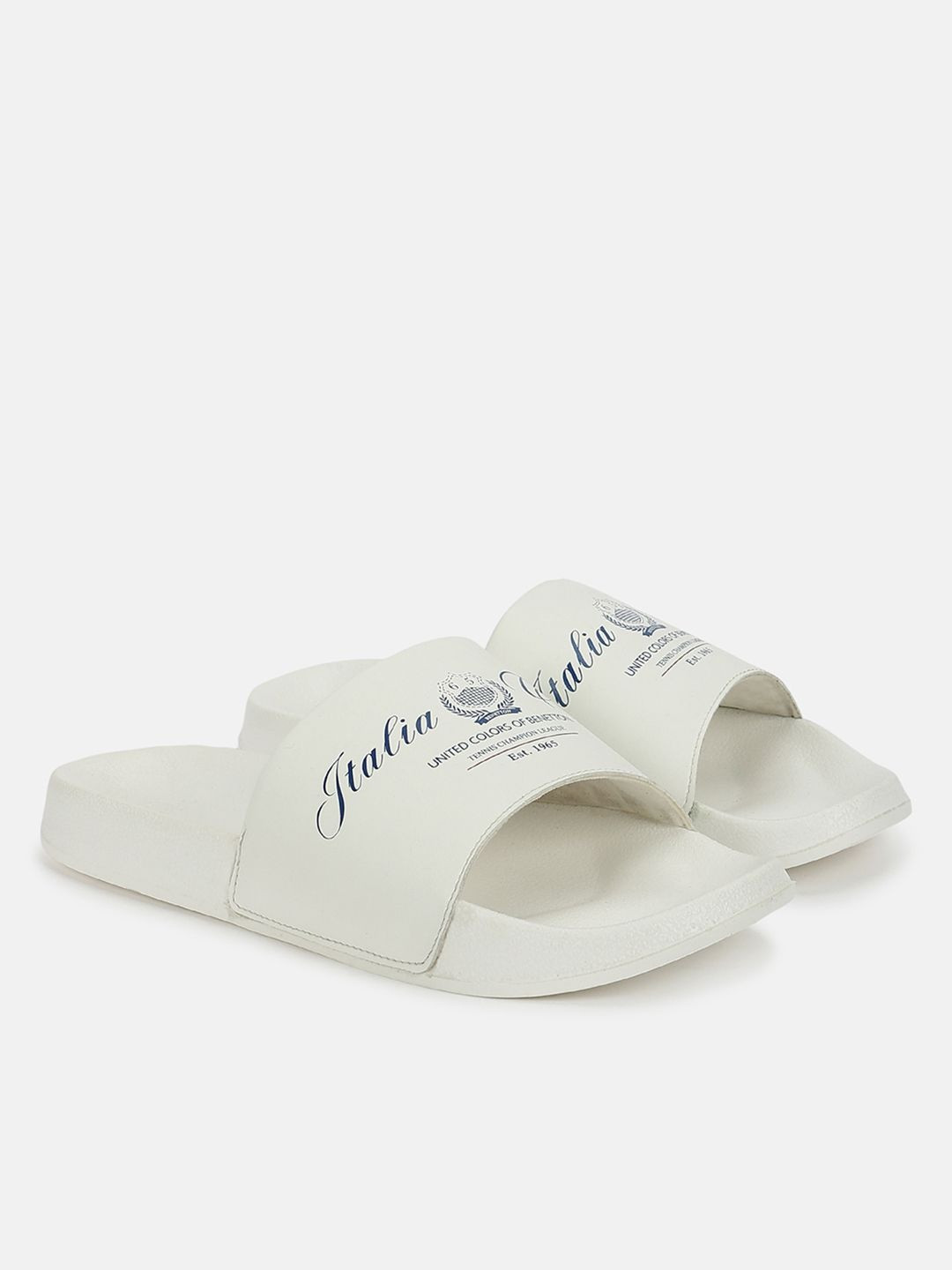 United Colors of Benetton Men Printed Sliders