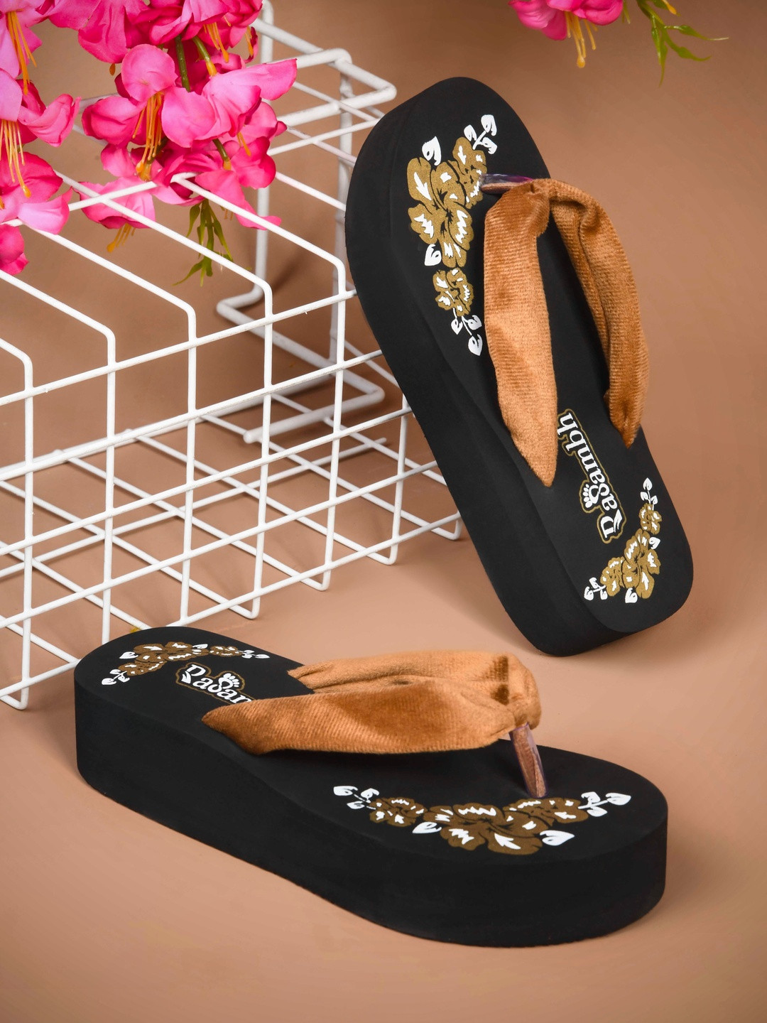 Rasambh Women Printed Thong Flip-Flops