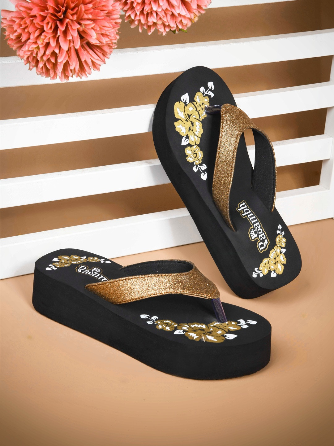 Rasambh Women Printed Thong Flip-Flops