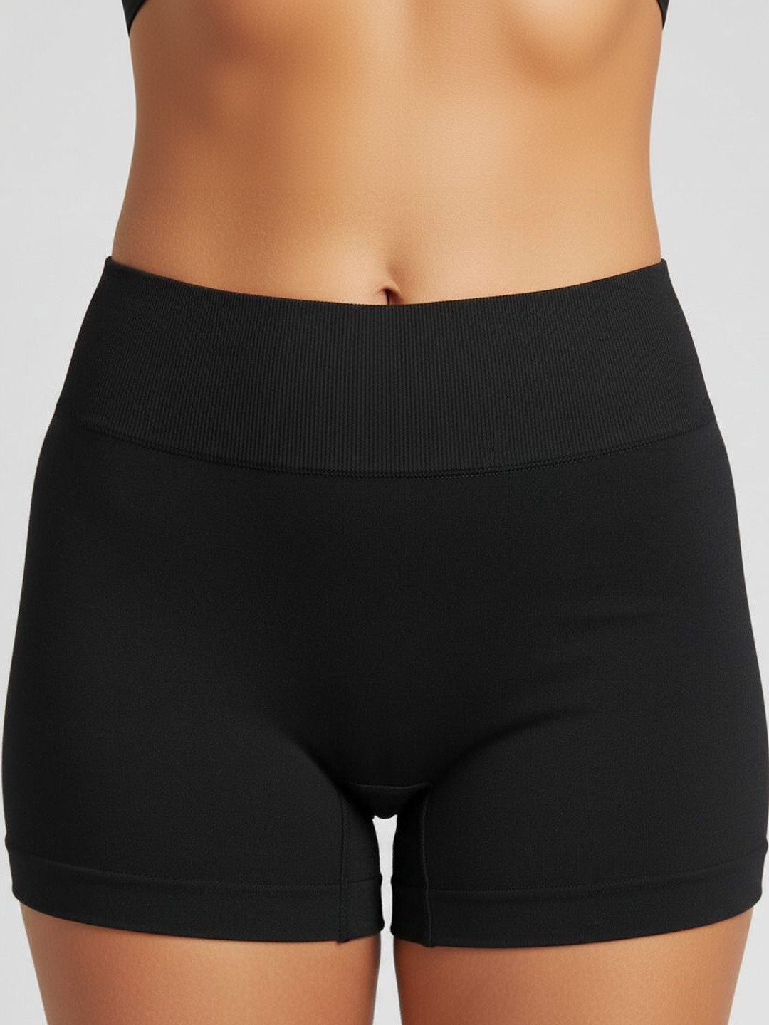 Moda Rapido Pack Of 2 Mid-Rise Seamless Full Coverage Boy Short Briefs