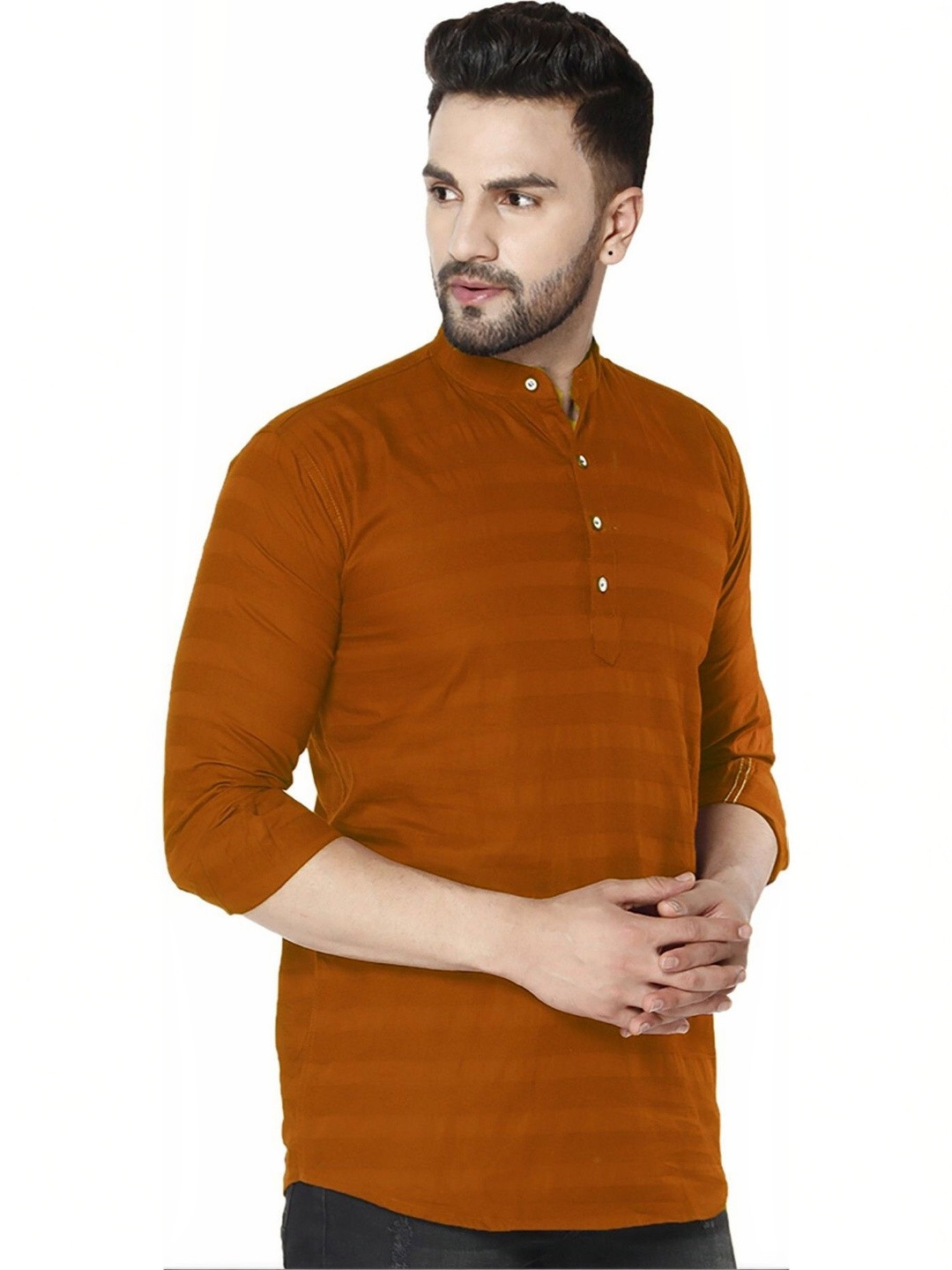 XENOR Men Printed Thread Work Kurta