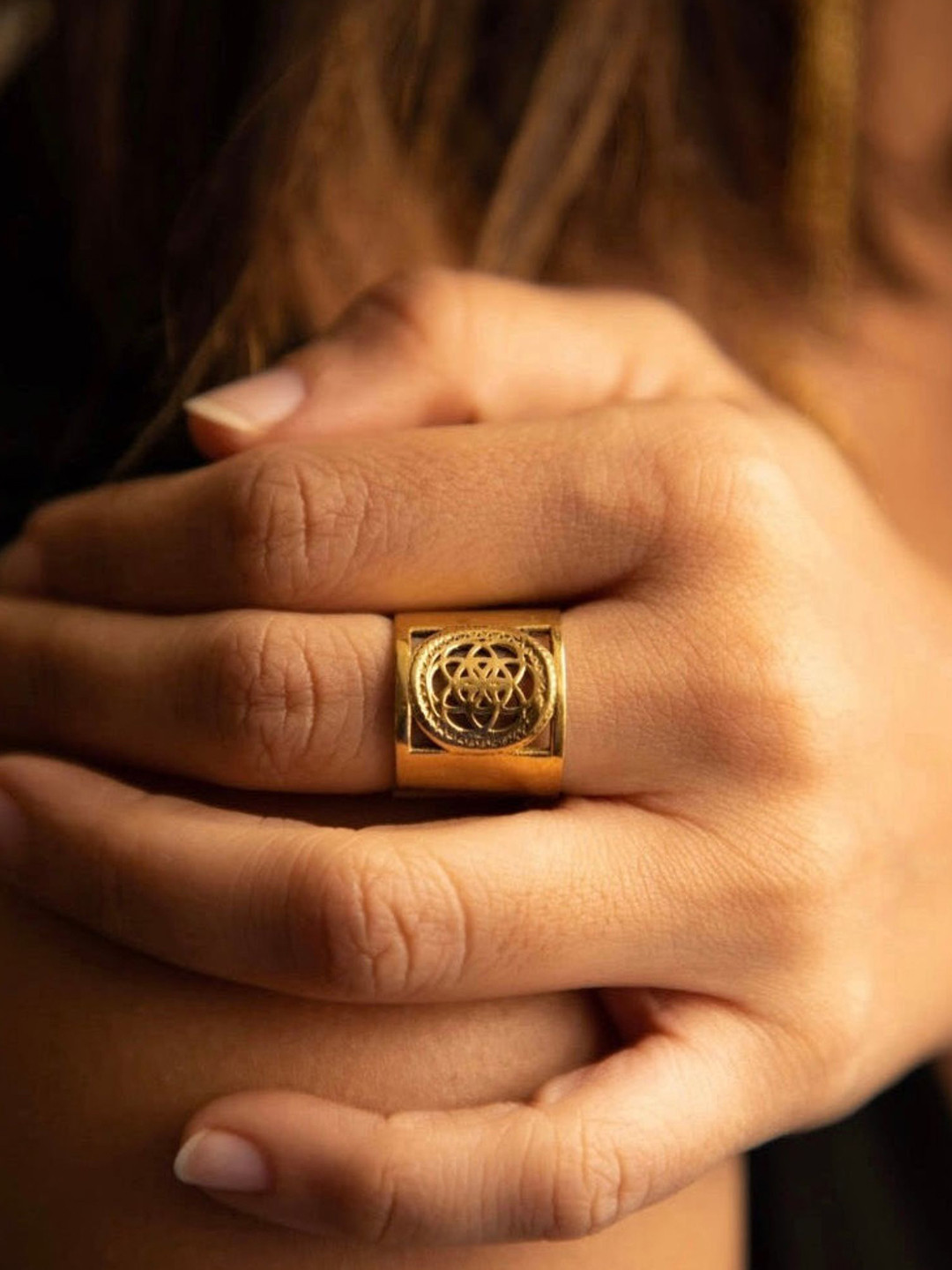 Soul Works Adjustable Finger Ring with free Brasso polishing Liquid