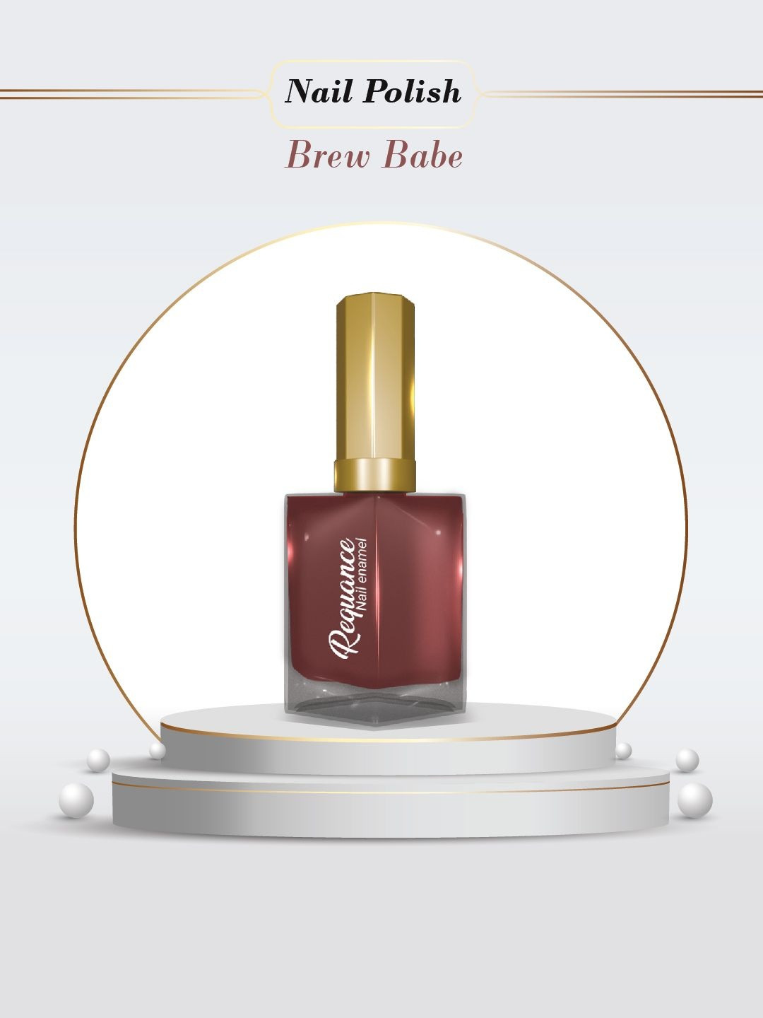 REQUANCE Long Lasting & Quick Dry Nail Polish - 10 ml - Brew Babe BW030