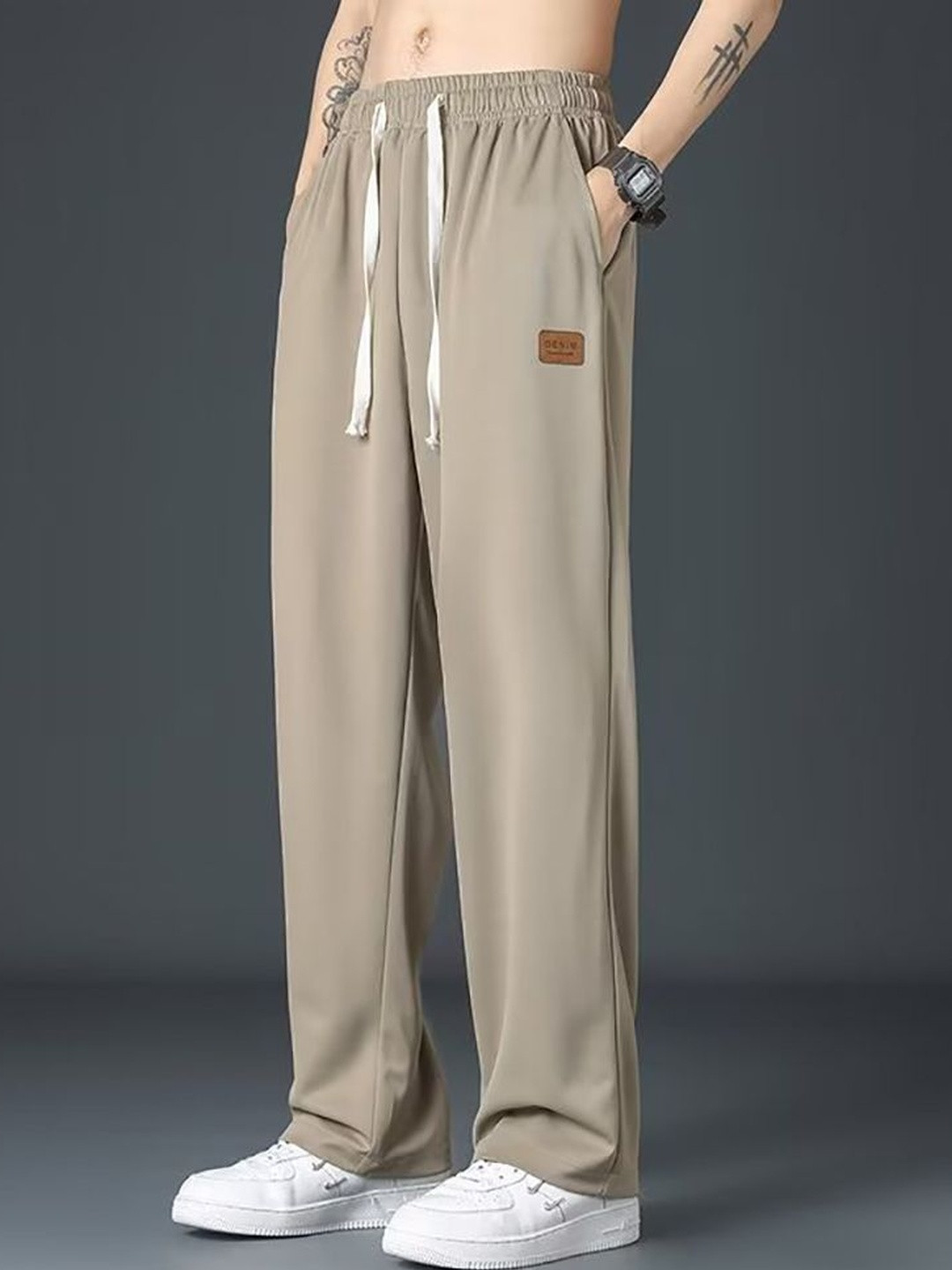 ANDREW HILL Men Loose Fit Trousers